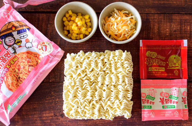 K-ロゼ人気の主役！ロゼブルダック炒め麺の作り方、味や辛さ